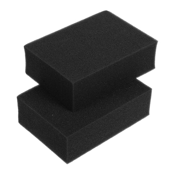 Zehuanyu Set of 2 Black Sponge Needle Felt Pads 12.5 x 9 x 4 cm for Crafting, Projects, Needle Felting Supplies