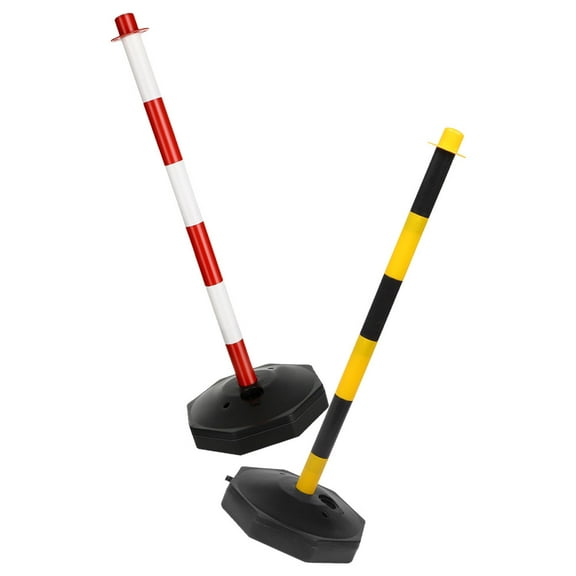 Zehuanyu 2 Pcs Traffic Delineator Posts Driveway Guard Parking Cones For Drivers Training Warning Column