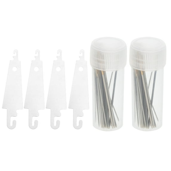 RENACLIPY Metal Threading Needles for Sewing, 2 Sets - Easy to Use Hand Sewing Needles for Crafts and Projects