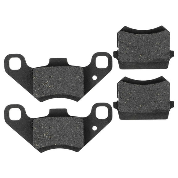 Zehuanyu 2 Sets Motorcycle Brake Pads 8.50X4.30X0.90CM Black