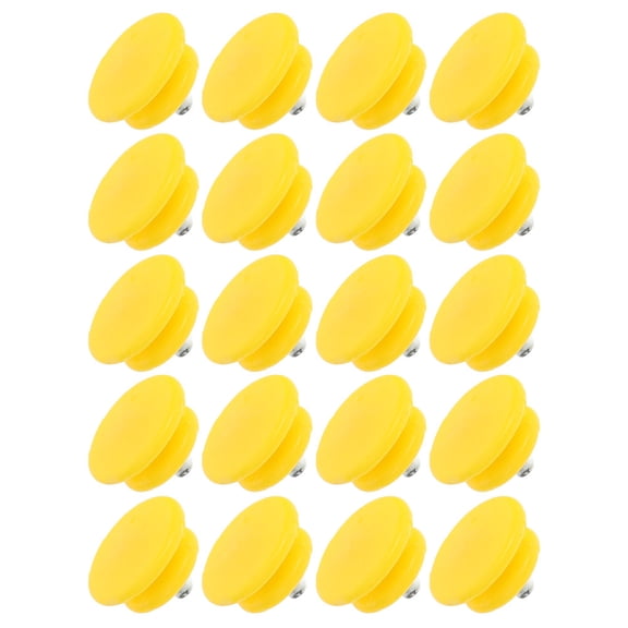 Zehuanyu  20 Pcs Anti Slip Shoe Studs Heavy Duty Ice Cleats Winter Clip Cover Fixture Yellow