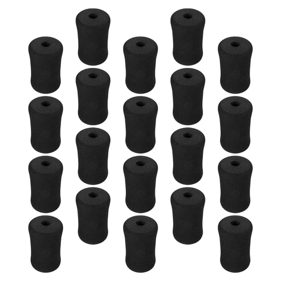 Zehuanyu 20 Pcs Bench Leg Extension Long Tail Water Bowl Net Fitness Black