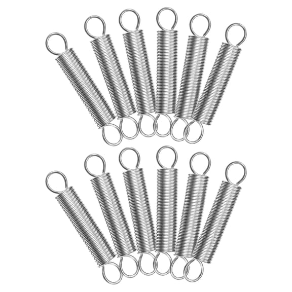 Zehuanyu 20 Pcs Compression Spring Stainless Steel Tension .00X1.50X1.50CM Silver
