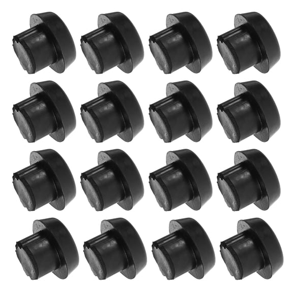 Zehuanyu 20 Pieces Pool Cue Bottom Plug Tip Protectors Billiard Accessories for Back End