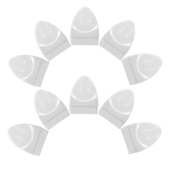 Zehuanyu 20 Pcs Pvc Fence Post Caps Decking Scaffolding Coupling Pin Lock White