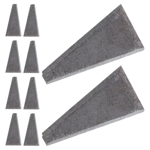 Phenofice Hammer Wedge Grey Metal 20Pcs 0.91X0.39X0.08In
