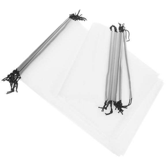 Zehuanyu 20 Pcs Shoe Organizer Bags Transparent Travel Covers Storage