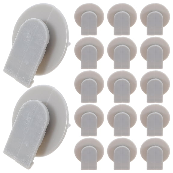 ORDDIART 20Pcs Universal Auto Parts Light Grey Car Interior Trim Kit with Wheel Arch Retainer Clips