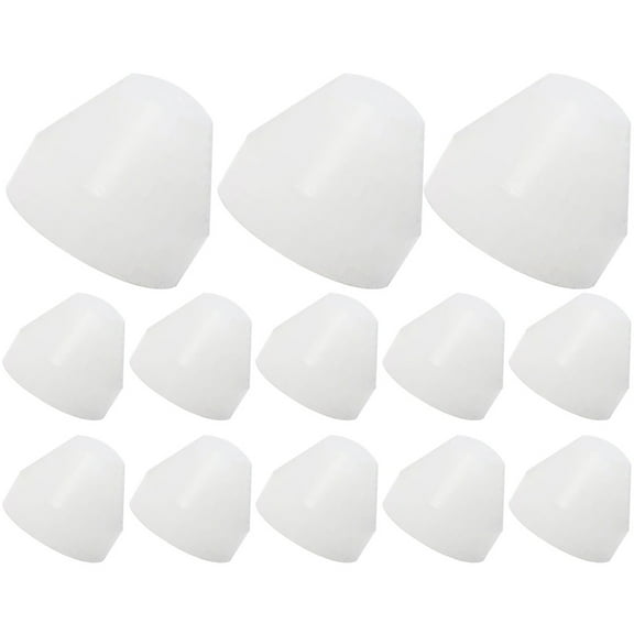 Zehuanyu 20 Pcs Wood Turning Tools Coffee Pod Holder Cup Phone Holders White