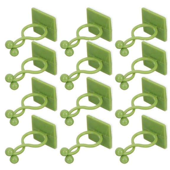 SOPOTUTU 200- ABS Wall Clips for Hanging Plants, Plant Fixation Hooks for Indoor and Outdoor Garden Use