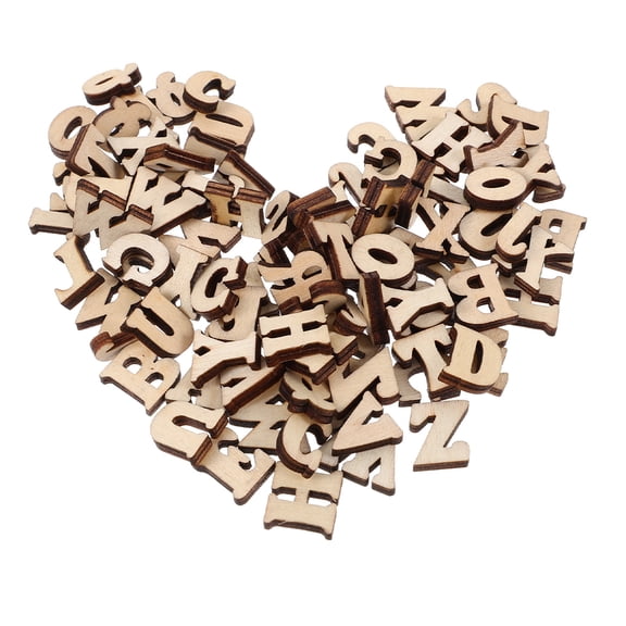 Zehuanyu 200 Pcs Small Wooden Letters for Wall Craft Room Decor Child