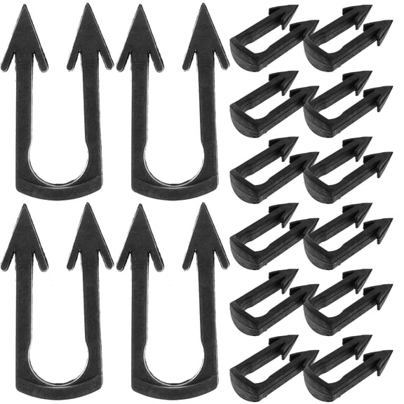 Zehuanyu 200pcs Gardening Plant Fixing Clips Plastic Fastening Vines Fixture Clamps