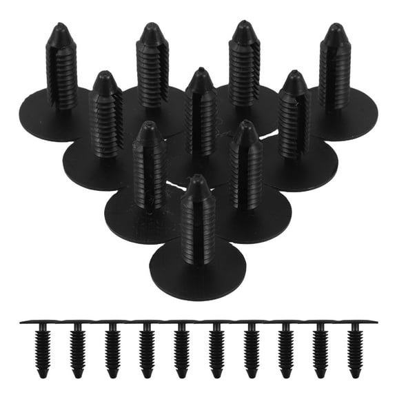 ORDDIART 20Pcs Black Nylon Auto Attachment Clips for Car Trunk Liner Durable Plastic Fastener Clips