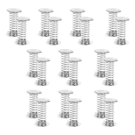 Zehuanyu 20pcs Metal Spring Base Spiral Wobble Spring Toy Doll Action Figure Wobble Springs For Crafts Diy Supplies