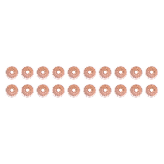 ORDDIART 240Pcs Transparent Vial Caps Aluminum Material for Glass Bottles with Durable Sealing
