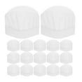 thumbnail image 1 of Zehuanyu 25 Pcs Mini Hat Kids Chef Hat Baby 25.00X20.00X0.10CM White, 1 of 8