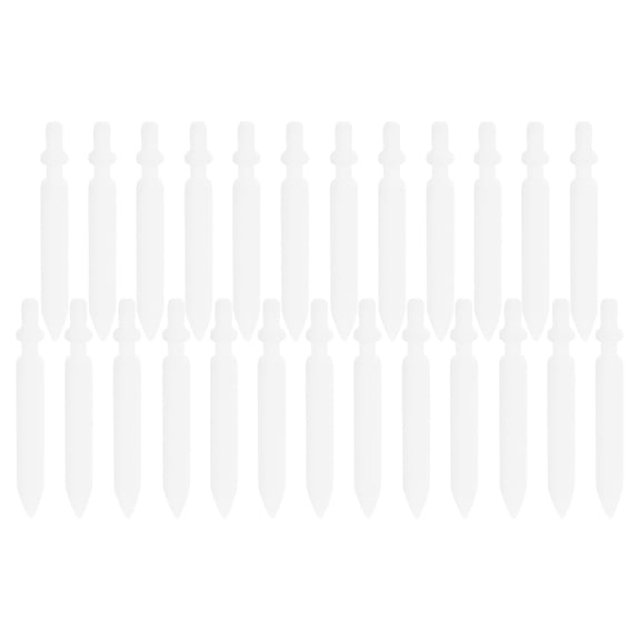 Zehuanyu  25 Pcs Stylus Pen Replacement Tips Fine Neutral Pot Lid White