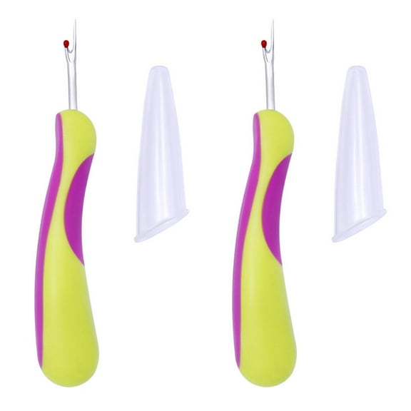 Zehuanyu 2Pcs Plastic Seam Ripper Thread Cutter Disconnector Release Stitch Unpicker