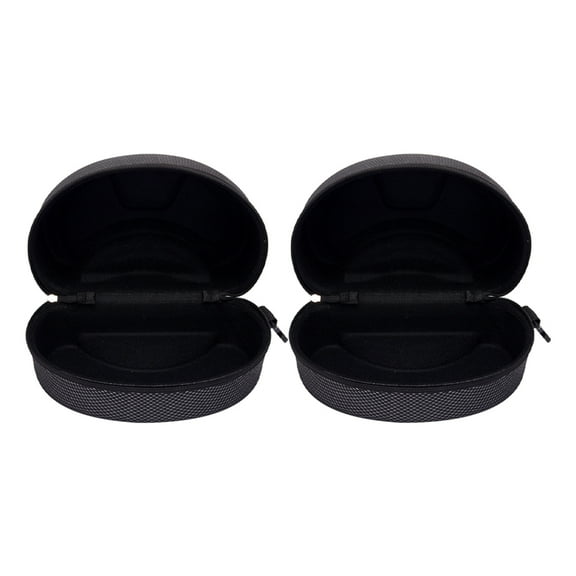 Zehuanyu 2-Pack Hard Storage Cases for Snowmobile Ski Protective Eyewear Box Sunglasses Holder Eyeglass Storage Bag