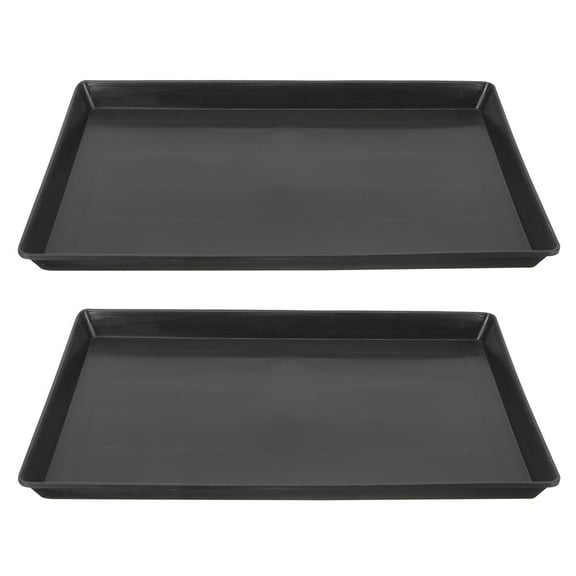 Zehuanyu 2-Pack Pet Potty Tray for Small Dogs, Parakeets, Bunnies - Plastic Crate Tray, Cage Bottom Board, Replacement Pan
