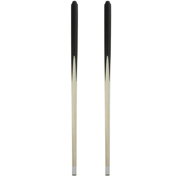 Zehuanyu 2pcs Pool Cue Wood Billiard Cue Stick Convenient Cue Stick Short Pool Cue Sticks