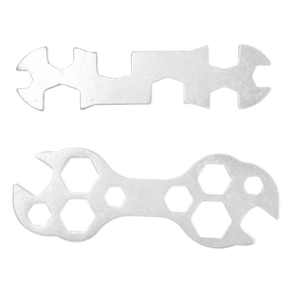 Zehuanyu 2pcs Portable Multi-hole Spanner Bicycle Mountain Bike Wrench Spanner Tools Flat Wrench Multitool Steel Wrench For Bike Repair