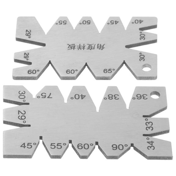 Zehuanyu 2pcs Precise Angle Gauge Stainless Woodworking Gauge Measuring Accessory