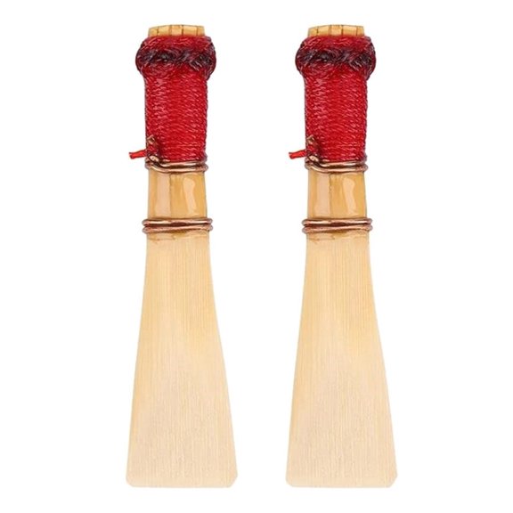EXHUMKY Bassoon Reeds 2 Pieces Wind Instrument Accessories for Musicians, Ideal for Performance and Practice Sessions