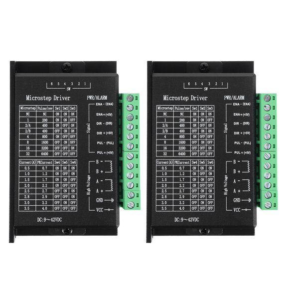 Zehuanyu 2pcs Stepper Motor Driver Module Compatible For 86/57/42 Stepper Motors Motor Driver Module For Cnc 3d Printing And Automation