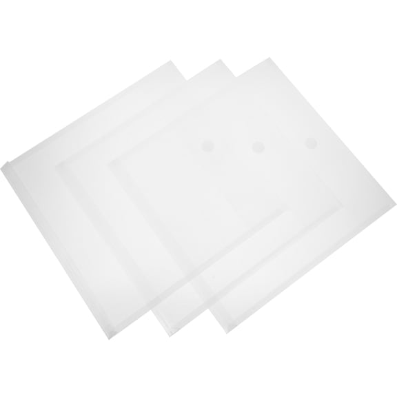 Zehuanyu 3 Pcs Sink Drain Mats Scrapbook Paper Storage Bag 32.50X32.00X2.00CM Transparent