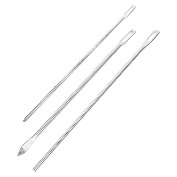 Zehuanyu 3 Pcs Sweater Tools Elastic Band Threading Needle 11.00X0.90X0.50CM Silver