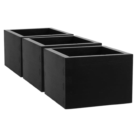 Zehuanyu 3 Pcs Wooden Wine Set Korean Tea Cup Chinese Coffee Mugs Asian Black