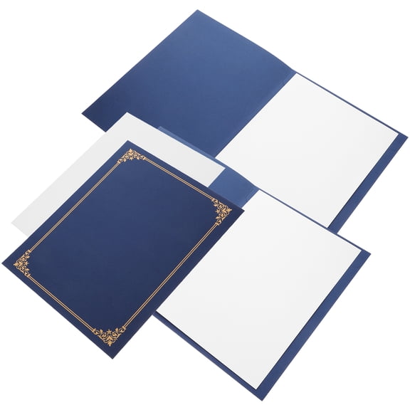 Zehuanyu 3-Pack Reusable Certificate Cover Folders, Document Holders for Diplomas and Important Papers