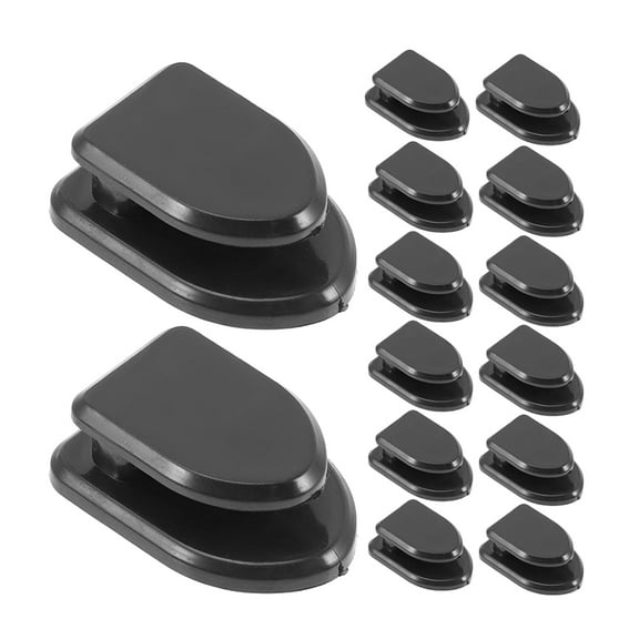 Zehuanyu 30pcs Adhesive Car Hooks Car Mini Hooks Vehicle Stick On Key Hangers Automotive Interior Accessory