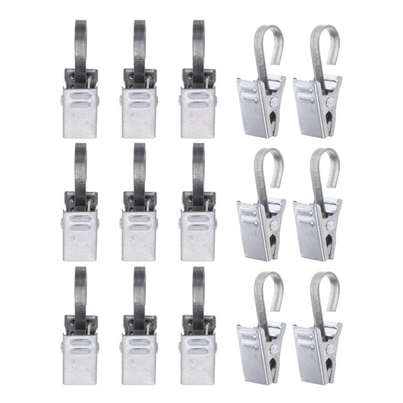 Zehuanyu 36 Pcs Hanging Clips Rug Hangers for Walls Carpet Curtain