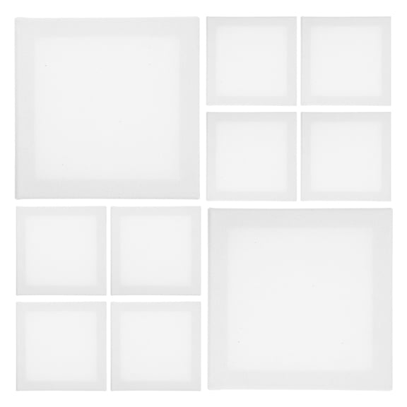 Zehuanyu 36 Pcs Oil Painting Board Set 10.00X10.00X1.50CM White