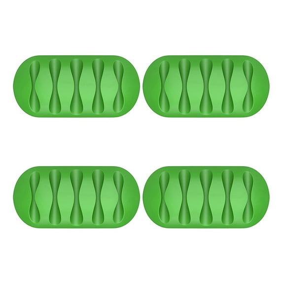 Zehuanyu 4 PCS Computer Holder Laptop Stands Wire Fixer Cable Office