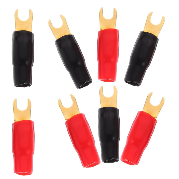 UPGRATOR Spade Connectors 4 Pairs Automotive Audio Systems Signal Enhancement