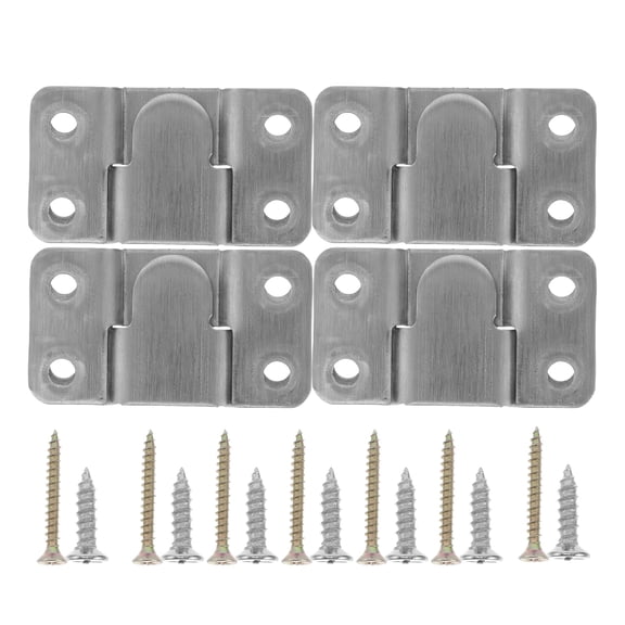 Zehuanyu 4 Pairs Conditioning Concrete Fastening Hanging Buckle Stainless Steel