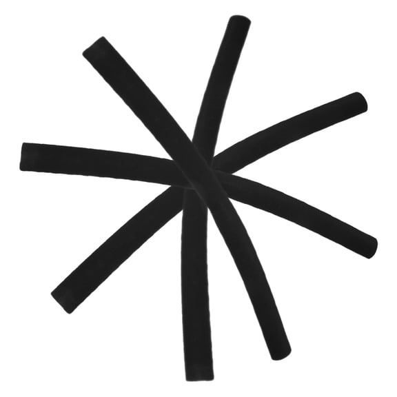 Hytrove Nonslip Design Black Sponge 4Pcs Shock Absorption