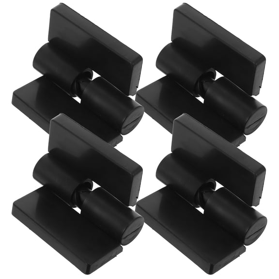 Zehuanyu  4 Pcs Bathroom Hinge Swing Door Hinges Game Machine Plane Lock Black