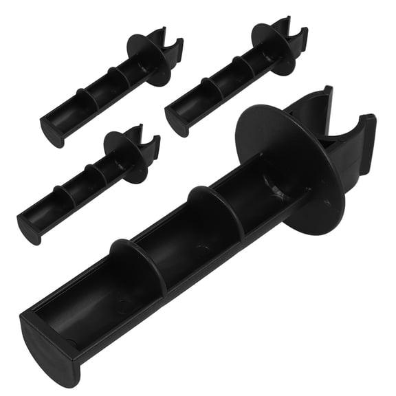 Zehuanyu 4 Pcs Commode Chair Tissue Holder Nail Polish Glue Tiled Canvas Elder Pregnant Woman Black