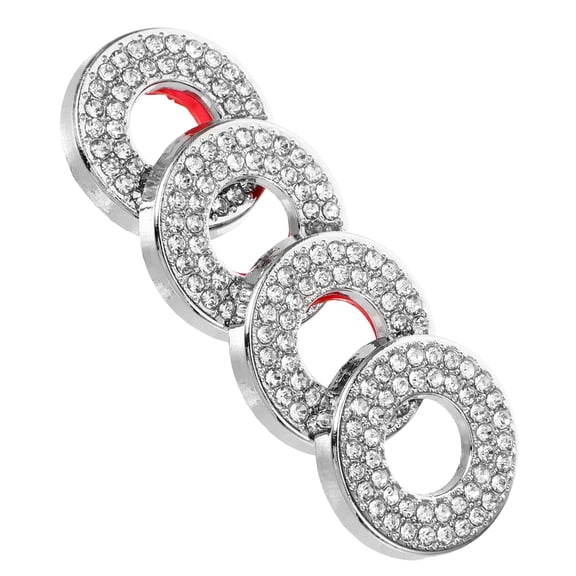 Zehuanyu  4 Pcs Door Cover Decorative Ring Car Logo Reflective Sticker Protector Baby