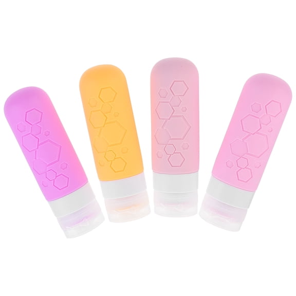 Zehuanyu 4 Pcs Empty Travel Bottles for Toiletries Bottled