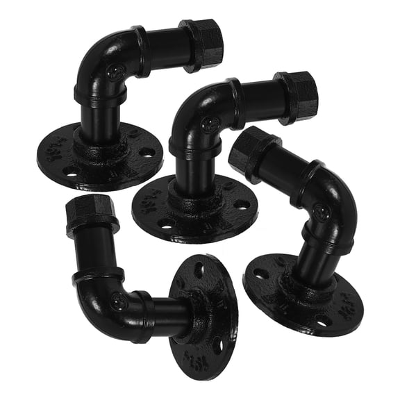 Zehuanyu 4 Pcs Heavy Duty Winch Eel Fixture Hose Hook 7.00X7.00X6.50CM Black