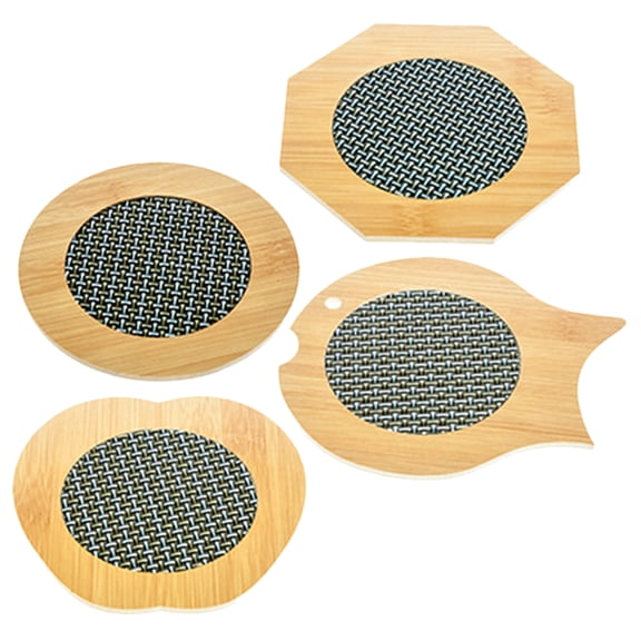 Zehuanyu 4 Pcs Hot Pot Holder for Countertop Holders Kitchen Home Decor