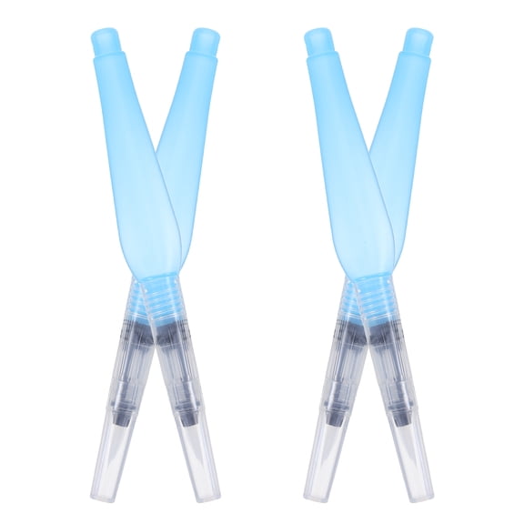 Zehuanyu  4 Pcs Mini Toothbrush Water-filled Nylon Painting Pen