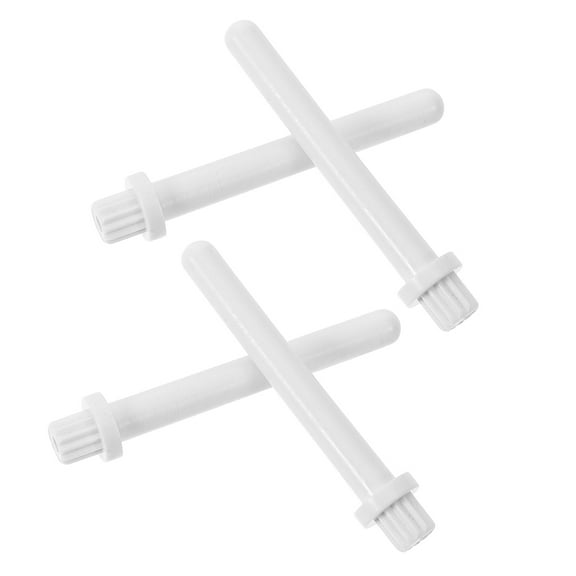 HEMOTON White Plastic Thread Holders for Sewing Machines 4 Pieces Heavy Duty Spool Pin Storage Organizers