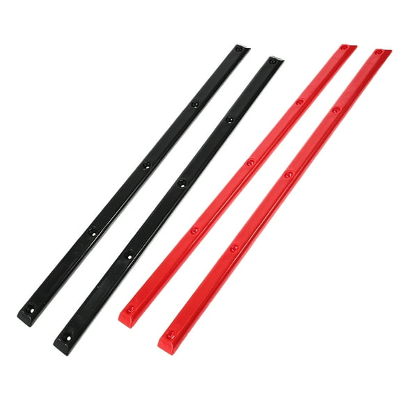 Durable Anti-Collision Skateboard Strips for Replacement in Assorted Colors 4pcs Plastic Protective