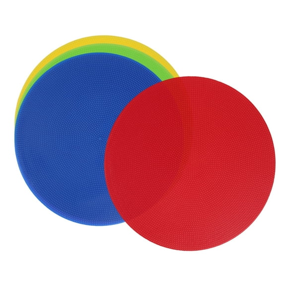 Zehuanyu 4 Pcs Tennis Logo Pad Bright Sport Football Soccer Flat Cones for Sports Training